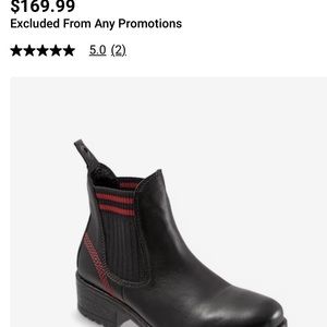 NIB -Bueno Florida Chelsea boot black leather boots size 10/42